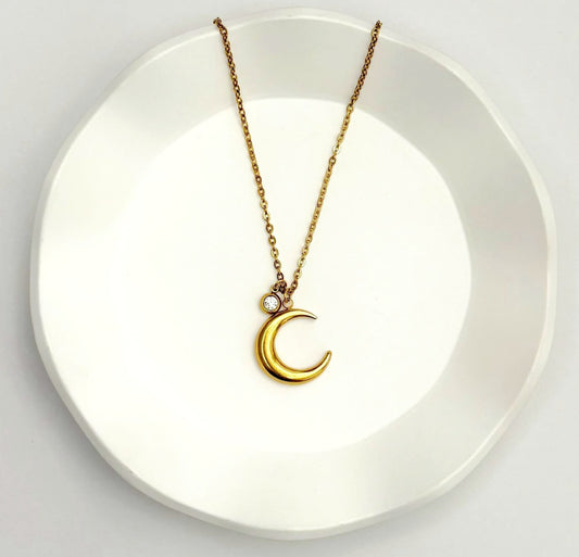 Collar Luna Dorada