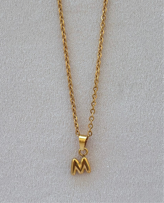 Bubble Letter Necklace